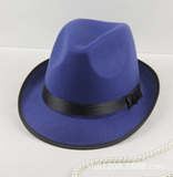 Walter White Hats Xu Wenqiang Jackson Wide Brim Top Hat Stage British Hat Jazz Wool Felt Hats