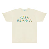 Casablanca T Shirts Fashion Print Street