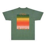 Casablanca T Shirts Fashion Print Street