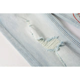 KSUBI Jeans Slim Fit Casual Stretch Ripped  Jeans