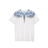Marcelo classic phantom wings t-shirt - colorful feather lightning blade design - perfect for couples (mb short sleeve)