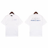 Cross-border wholesale correct version am splash ink flow paint camouflage starry sky graffiti letter short-sleeved high street couple t