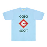 Casablanca T Shirts Fashion Print Street