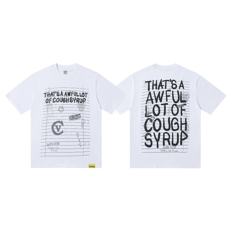 Wholesale that's a awful lot of coughsyrup short-sleeved american t-shirt