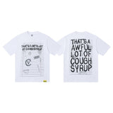 Wholesale that's a awful lot of coughsyrup short-sleeved american t-shirt