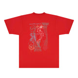 Casablanca T Shirts Fashion Print Street