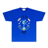 Casablanca T Shirts Fashion Print Street