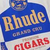 Rhude T Shirts Wine Printing Cotton Casual Short Sleeve Men and Women