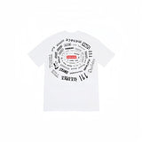 Wholesale export sup streetwear letter print 100% cotton t-shirt - relaxed fit, crew neck, short sleeve