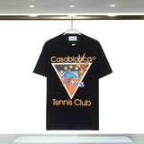 Casablanca spring/summer dreamland: starry castle casa letter logo short sleeve couple's tee