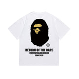Japanese japanese ape journey bring in wealth and treasure cat short sleeve t youth street campus fashion youth