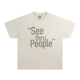 Gallerydept classic letter gradient print short-sleeve t-shirt - valentine's day edition