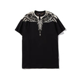 Marcelo classic phantom wings t-shirt - colorful feather lightning blade design - perfect for couples (mb short sleeve)