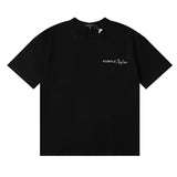 Purple br@nd comfy basics letter logo printing short-sleeved fog american street t-shirt