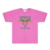 Casablanca T Shirts Fashion Print Street