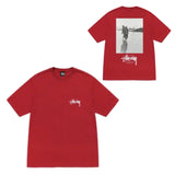 Summer running volume stussy short-sleeved t-shirt dice black eight ice cream comfy basics american couple summer t