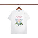 Casablanca spring/summer dreamland: starry castle casa letter logo short sleeve couple's tee