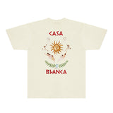 Casablanca T Shirts Fashion Print Street