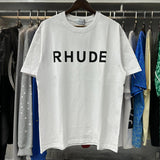 Rhude T Shirts Printed Cotton Versatile Casual Short Sleeve Men and Women