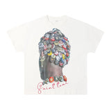 Wholesale billin hip-hop high street cartoon graphic dropped shoulder couple's short sleeve t-shirt