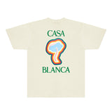 Casablanca T Shirts Fashion Print Street