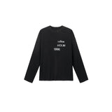 Ac letter print high street washed distressed vintage oversized short sleeve couple t-shirt