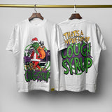 Cough syrup short-sleeved high-quality pure cotton round neck t-shirt fashionprinting breathable short-sleeved summer