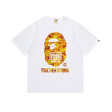 B@pe tshirtsssummer ape head little monkey camouflage short-sleeved round neck t-shirt