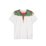 Marcelo classic phantom wings t-shirt - colorful feather lightning blade design - perfect for couples (mb short sleeve)