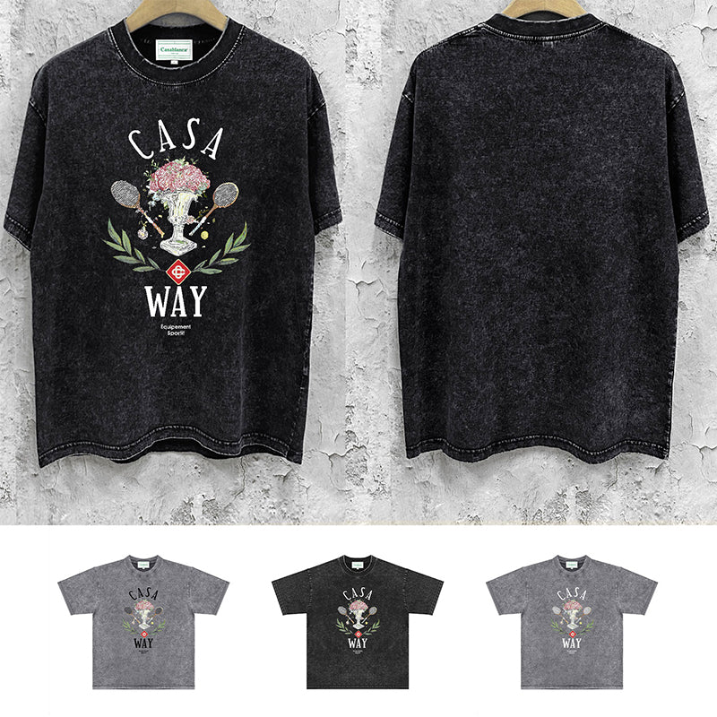 Casablanca Distressed T-Shirt