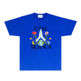 Casablanca T Shirts Fashion Print Street
