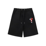 Cross-border trade trapstar rainbow letter gradient towel embroidery short sleeve t-shirt & fog high street shorts set