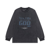 Erd melancholic rich second generation short-sleeved portrait sketch graffiti cross-border new high street loosecasual print