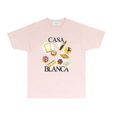 Casablanca T Shirts Fashion Print Street