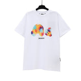 Correct version of pa beheaded bear short sleeve palm tree high street ins teddy bear shark love