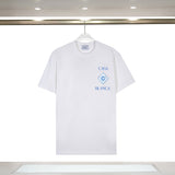 Casablanca spring/summer dreamland: starry castle casa letter logo short sleeve couple's tee
