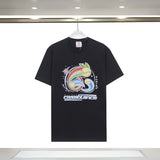 Foreign trade summer casa blanca letter print casual loose fit short sleeve t-shirt