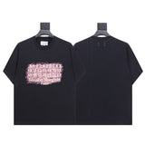 Mm series export wholesale margiela simple style digital four-corner mark couple short-sleeved t-shirtpure cotton high quality