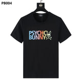 Psy wholesale american cho bunt-shirt colorful skull rabbit gradient letterprintingcouple short