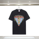 Foreign trade summer casa blanca letter print casual loose fit short sleeve t-shirt