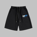 Factory direct trapstar rainbow letter gradient towel embroidery short sleeve t-shirt & fog high street shorts set
