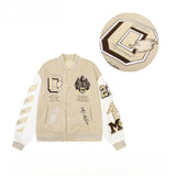 Unisex Baseball Jersey Spring and Autumn Vintage Loose Jacket