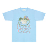 Casablanca T Shirts Fashion Print Street