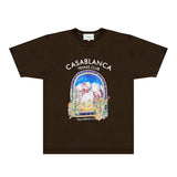 Casablanca T Shirts Fashion Print Street