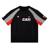 Ducati soccer jersey collaboration: printed football t-shirt & relaxed fit tracksuit set