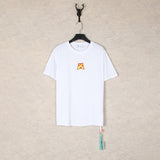 【eu size】authentic off-white print watercolor splatter gradient arrow graffiti ow short sleeve couple tee