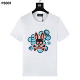 Psy wholesale american cho bunt-shirt colorful skull rabbit gradient letterprintingcouple short