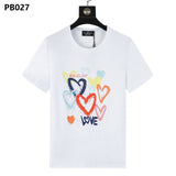 Psy wholesale american cho bunt-shirt colorful skull rabbit gradient letterprintingcouple short