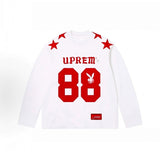 Ducati soccer jersey collaboration: printed football t-shirt & relaxed fit tracksuit set