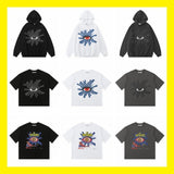 House of errors all-seeing eye graphic tee - trendy short sleeve couple's high street hoodie